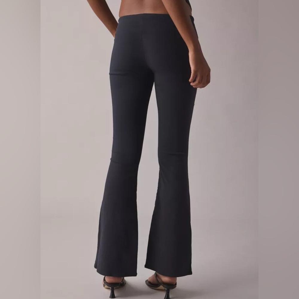 NWT REVOLVE 525 pull on women's high waisted flare leggings size large black
